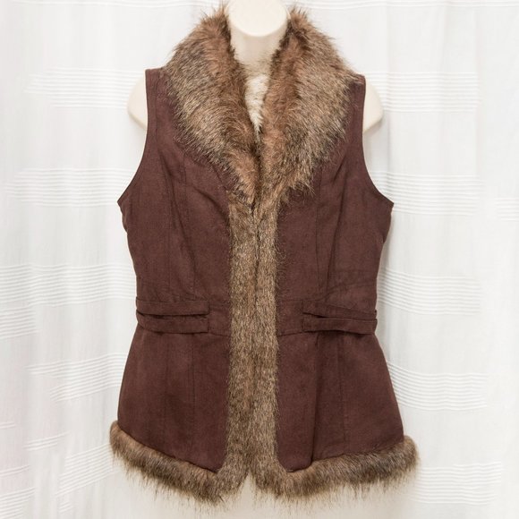 bagatelle Jackets & Blazers - Vegan Vest with faux suede fur